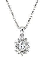 Necklace Idee Preziose dal 1987 Woman in White Gold Diamante IP.CK18B-51D